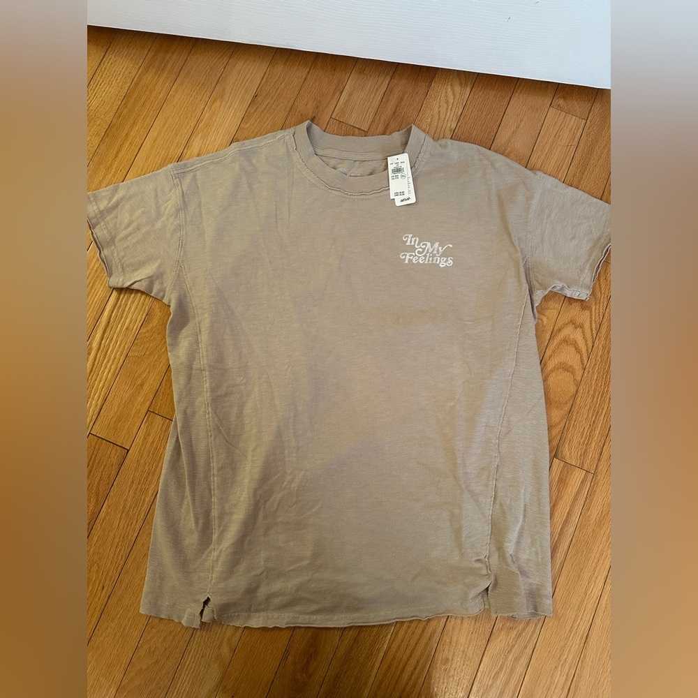 Aerie oversized soft tee XXS NWT